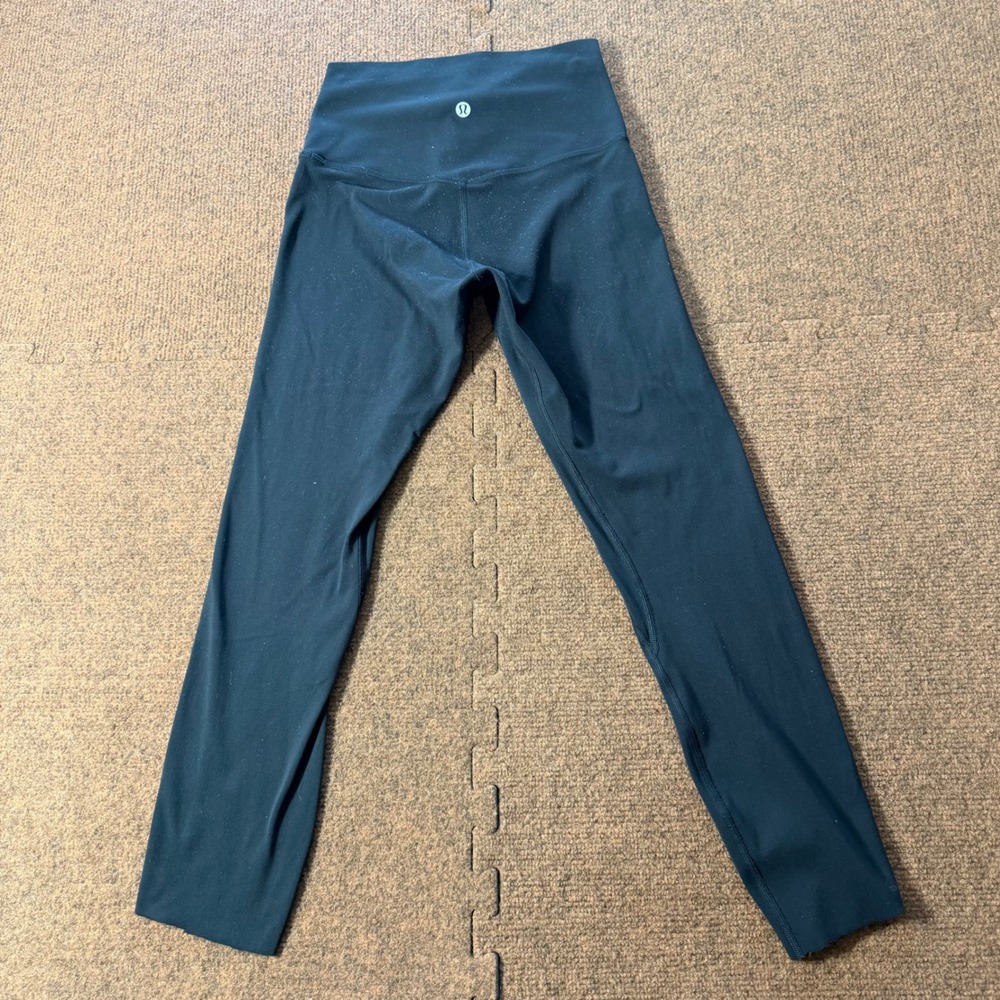 Lululemon Align High-Rise Pant 25 Black Nulu Yoga Leggings Size 4 LW5DITS cut*